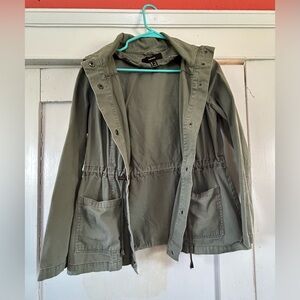 Forever 21 green jacket